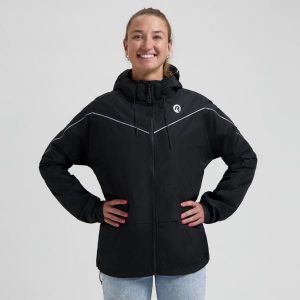 Kurtka na deszcz unisex Rogelli Commuter Essential. Czarne kurtki Rogelli, xl, bez wzorów, bez kaptura. Za 313,00 zł.