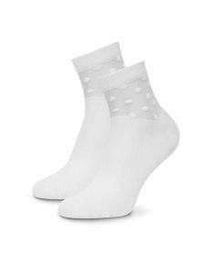 Nine West Skarpety długie KR_NW_STREET_W_SS25 (2 PACK) Biały. Białe skarpetki Nine West, bez wzorów, z bawełny. Za 29,99 zł.