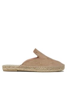 Manebi Espadryle Mules W 1.9 M0 Brązowy. Brązowe espadryle Manebi, bez wzorów, ze skóry, bez obcasa. Za 379,99 zł.