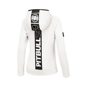 Bluza damska Pitbull rozpinana z kapturem Fuchsia. Białe bluzy PITBULL, s, bez wzorów, z kapturem. Za 249,00 zł.