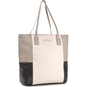 Torebka JENNY FAIRY - TD12641019 Kolorowy Szary. Brązowe shopper bag marki Jenny Fairy, w kolorowe wzory. Za 99,99 zł.