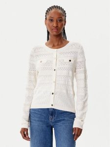 Morgan Kardigan 252-MNAHIA Beżowy Slim Fit. Brązowe kardigany Morgan, z syntetyku. Za 219,99 zł.
