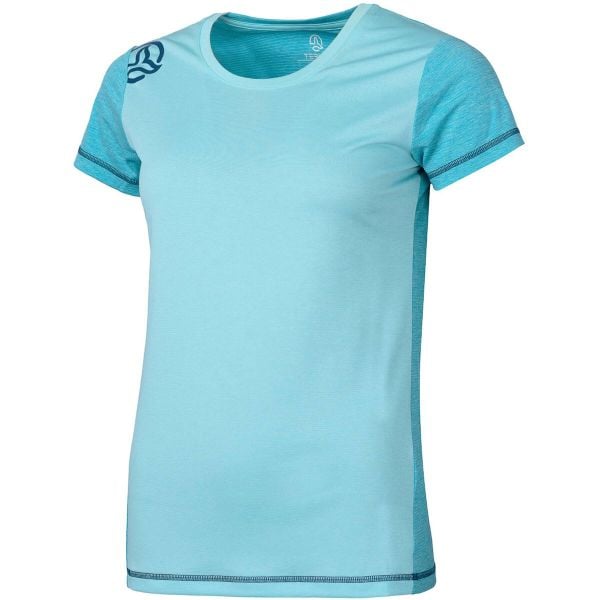 Koszulka damska Ternua Krina. Zielone bluzki TERNUA, bez wzorów, sportowe, bez kołnierzyka, bez ramiączek. Za 218,50 zł.