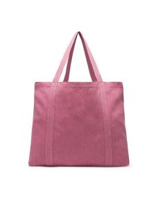 DeeZee Torebka LA482-2393 Różowy. Czerwone shopper bag DeeZee, bez wzorów, z materiału, bez dodatków. Za 79,99 zł.