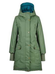 Finside Parka "Sipuli" w kolorze zielonym rozmiar: 34. Zielone kurtki Finside, s, bez wzorów, z poliamidu, bez kaptura. Za 483,17 zł.