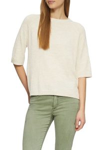 S.OLIVER RED LABEL Sweter w kolorze kremowym rozmiar: 40. Brązowe swetry oversize s.Oliver RED LABEL, s, bez wzorów, bez ramiączek. Za 96,60 zł.