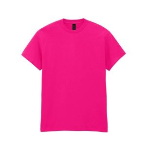 Ciężka Bawełniana Koszulka Unisex Dla Dorosłych. Czerwone bluzki GILDAN, xl, bez wzorów, z bawełny, sportowe, bez kołnierzyka, bez ramiączek. Za 37,99 zł.