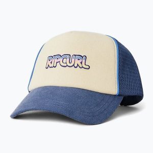 Czapka z daszkiem damska Rip Curl Mixed Revival Trucker. Niebieskie czapki Rip Curl, bez wzorów. Za 98,99 zł.
