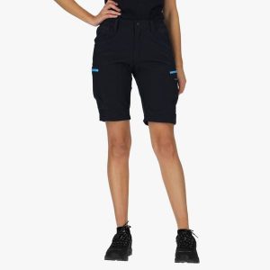 Szorty Outdoor Hiking damska Swedemount Glittertind Shorts szybkoschnące. Niebieskie szorty SWEDEMOUNT, bez wzorów, z tkaniny, sportowe. Za 249,99 zł.