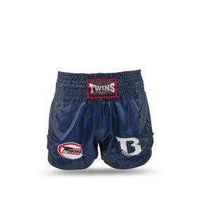 Szorty do boksu tajskiego Twins Special TBT TWins X Booster 5. Niebieskie szorty TWINS, bez wzorów, sportowe. Za 335,00 zł.