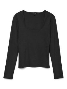 Vero Moda Bluzka Million 10334613 Czarny Regular Fit. Czarne bluzki Vero Moda, xs, bez wzorów, z syntetyku, bez kołnierzyka, bez ramiączek. Za 99,99 zł.