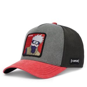 Czapka z daszkiem Capslab. Brązowe czapki CapsLab, bez wzorów. Za 143,99 zł.