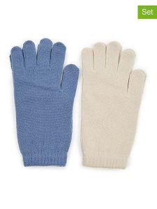 Orsay Rękawiczki (2 pary) w kolorze beżowo-niebieskim rozmiar: onesize. Brązowe rękawiczki Orsay, bez wzorów, z materiału. Za 17,99 zł.