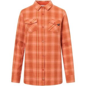 Koszula z długim rękawem damska Viking Bamboo Shamrock Lady. Brązowe koszule Viking, m, bez wzorów, bez kołnierzyka, bez ramiączek. Za 180,07 zł.