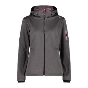 Damska kurtka turystyczna z kapturem CMP. Czarne kurtki CMP, bez wzorów, z kapturem. Za 388,50 zł.