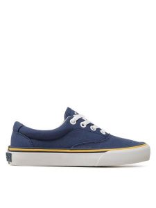 Polo Ralph Lauren Tenisówki Keatn 804888513002 Niebieski. Niebieskie trampki Polo Ralph Lauren, bez wzorów, z materiału, bez zapięcia. Za 289,99 zł.