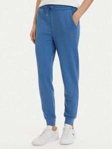 Beverly Hills Polo Club Spodnie dresowe P-SS26W-TF546550 Niebieski Regular Fit. Niebieskie spodnie dresowe Beverly Hills Polo Club, bez wzorów, z dresówki. Za 239,99 zł.