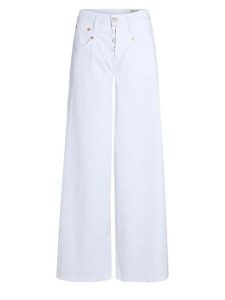 Herrlicher Dżinsy "Shyra" - Comfort fit - w kolorze białym rozmiar: W28/L32. Białe jeansy Herrlicher, bez wzorów, z podwyższonym stanem. Za 165,99 zł.