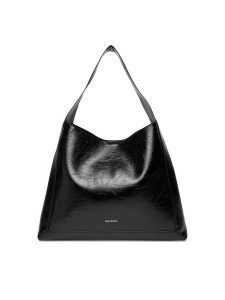 Gino Rossi Torebka C-ZOI-RX8788 Czarny. Czarne shopper bag Gino Rossi, bez wzorów, z materiału, bez dodatków. Za 299,99 zł.