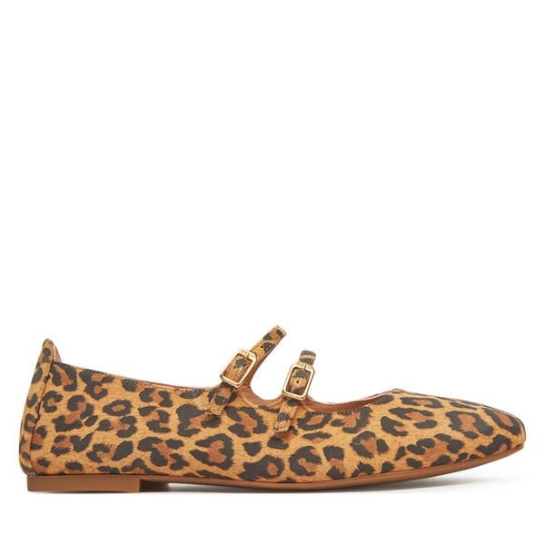 Baleriny Unisa. Brązowe balerinki Unisa, bez wzorów, bez obcasa, bez zapięcia. Za 259,99 zł.