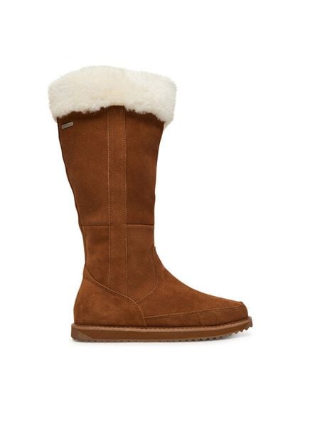 EMU Australia Śniegowce Georgi W13218 Brązowy. Brązowe buty zimowe EMU Australia, ze skóry, bez obcasa, bez zapięcia. Za 759,99 zł.