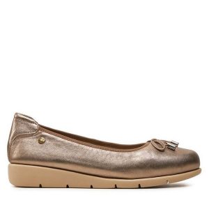 Baleriny Maciejka. Żółte balerinki Maciejka, bez wzorów, bez obcasa, bez zapięcia. Za 189,99 zł.