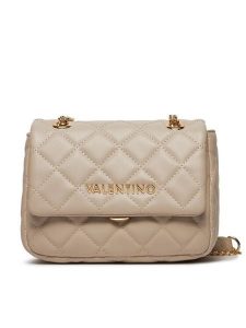 Valentino Torebka Ocarina VBS3KK05R Écru. Białe torebki klasyczne Valentino, bez wzorów, ze skóry, bez dodatków. Za 431,99 zł.