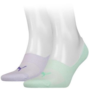 Skarpety treningowe damskie Puma Footie 2 pary. Zielone skarpetki Puma, bez wzorów. Za 11,90 zł.