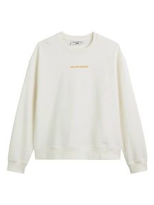 Marc O´Polo Bluza w kolorze kremowym rozmiar: XL. Brązowe bluzy xl, bez wzorów, z bawełny, bez kaptura. Za 166,88 zł.