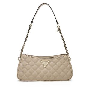 Torebka Guess. Brązowe listonoszki Guess, z aplikacjami, bez dodatków. Za 299,99 zł.