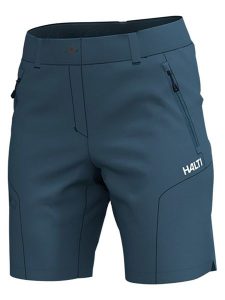 Halti Szorty funkcyjne "Pallas Cool" w kolorze granatowym rozmiar: 36. Niebieskie spodenki sportowe HALTI, bez wzorów, z materiału, outdoorowe. Za 158,10 zł.