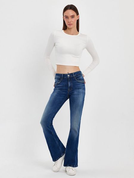 LTB Dżinsy - Regular fit - w kolorze granatowym rozmiar: W33/L32. Niebieskie jeansy LTB, z aplikacjami, ze skóry. Za 127,05 zł.