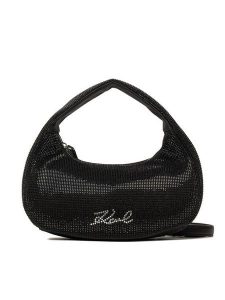 KARL LAGERFELD Torebka 246W3081 Czarny. Czarne torebki klasyczne KARL LAGERFELD, bez wzorów, z materiału, bez dodatków. Za 689,99 zł.