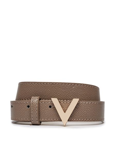 Valentino Pasek Damski Divina VCS1R456GN Szary. Szare paski Valentino, bez wzorów, ze skóry. Za 139,99 zł.