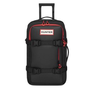 Walizka średnia Hunter. Czarne walizki Hunter, bez wzorów, średnie. Za 459,99 zł.