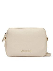 Valentino Torebka Brixton VBS7LX07 Écru. Listonoszki Valentino, bez wzorów, ze skóry, bez dodatków. Za 379,99 zł.