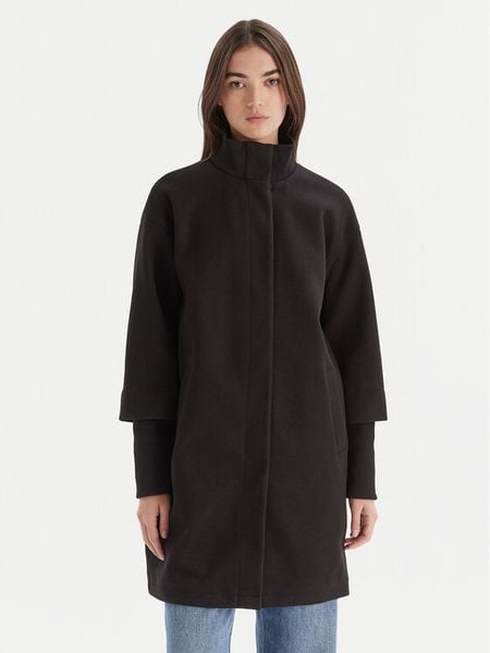 Vero Moda Płaszcz przejściowy Vince 10335816 Czarny Regular Fit. Czarne płaszcze Vero Moda, m, bez wzorów, z syntetyku, bez kaptura. Za 299,99 zł.