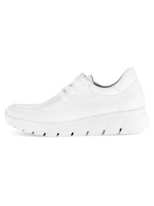 Gabor Skórzane sneakersy w kolorze białym rozmiar: 37. Białe trampki Gabor, bez wzorów, ze skóry, bez zapięcia. Za 184,89 zł.