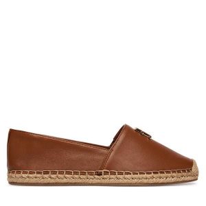 Espadryle Tommy Hilfiger. Brązowe espadryle TOMMY HILFIGER, bez wzorów, bez obcasa. Za 409,99 zł.