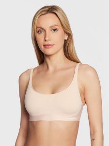 Chantelle Biustonosz top C16A50 Beżowy. Brązowe topy Chantelle, xl, bez wzorów, z syntetyku, bez kołnierzyka, bez ramiączek. Za 119,99 zł.