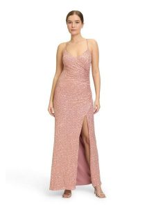 Vera Mont Sukienka w kolorze jasnoróżowym rozmiar: 38. Różowe sukienki Vera Mont, bez wzorów, bez kołnierzyka, bez ramiączek, maxi. Za 347,99 zł.