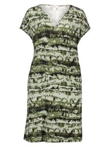 Heine Sukienka w kolorze khaki rozmiar: 46. Brązowe sukienki Heine, na co dzień, bez wzorów, bez kołnierzyka, bez ramiączek, midi, proste. Za 93,07 zł.