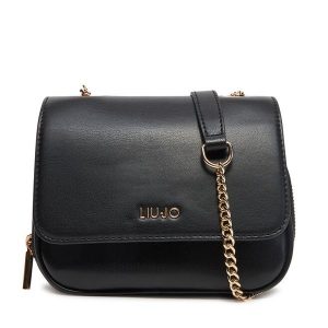 Torebka Liu Jo. Czarne listonoszki Liu Jo, bez wzorów, bez dodatków. Za 279,99 zł.