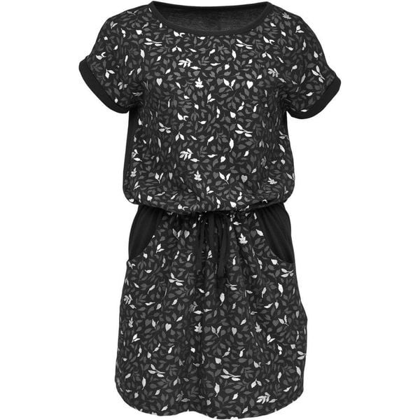 Elegancka sukienka damska Loap Aslaris w czerni. Czarne sukienki WOMEN'S HEALTH, m, bez wzorów, z bawełny, eleganckie, bez kołnierzyka, bez ramiączek, sportowe. Za 91,00 zł.