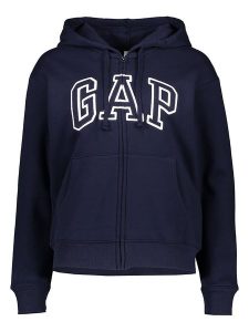 GAP Bluza w kolorze granatowym rozmiar: M. Niebieskie bluzy GAP, m, bez wzorów, bez kaptura. Za 162,95 zł.