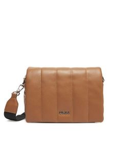 MEXX Torebka C-MEXX-H-004-08 Brązowy. Brązowe listonoszki Mexx, bez wzorów, z materiału, bez dodatków. Za 169,99 zł.