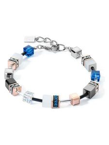 COEUR DE LION Bransoletka z kryształami Swarovski rozmiar: onesize. Szare bransoletki COEUR DE LION, z hematytem, srebrne. Za 234,97 zł.