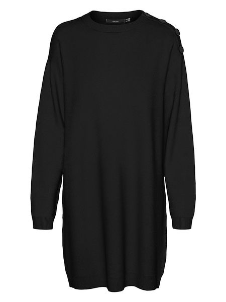 Vero Moda Sukienka w kolorze czarnym rozmiar: XL. Czarne sukienki Vero Moda, na co dzień, xl, bez wzorów, z włókna, bez kołnierzyka, bez ramiączek, midi, proste. Za 127,05 zł.