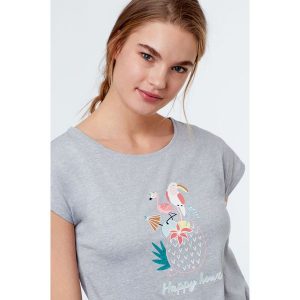 Etam - Top piżamowy Tropic. Piżamy marki Etam. W wyprzedaży za 39,90 zł.