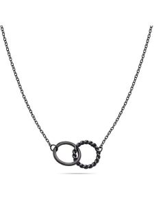 Tamaris Naszyjnik z elementem ozdobnym - dł. 45 cm rozmiar: onesize. Czarne naszyjniki Tamaris, ze stali. Za 108,99 zł.